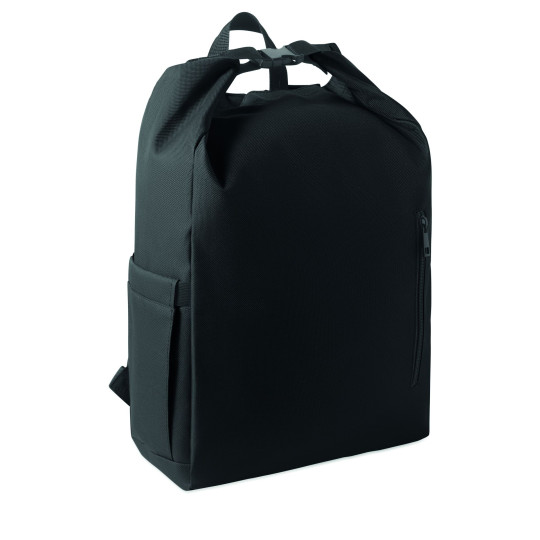 Sac à dos pour ordinateur portable 15 pouces en polyester 600D RPET avec doublure matelassée - BCM Goodies