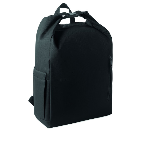 Sac à dos pour ordinateur portable 15 pouces en polyester 600D RPET avec doublure matelassée - BCM Goodies