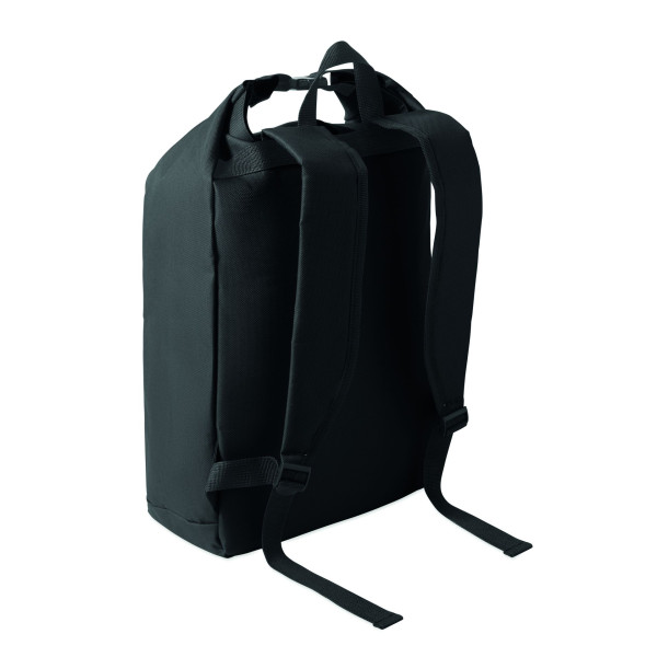 Sac à dos pour ordinateur portable 15 pouces en polyester 600D RPET avec doublure matelassée - BCM Goodies