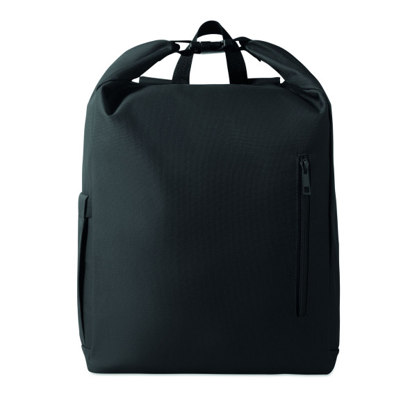 Sac à dos pour ordinateur portable 15 pouces en polyester 600D RPET avec doublure matelassée - BCM Goodies