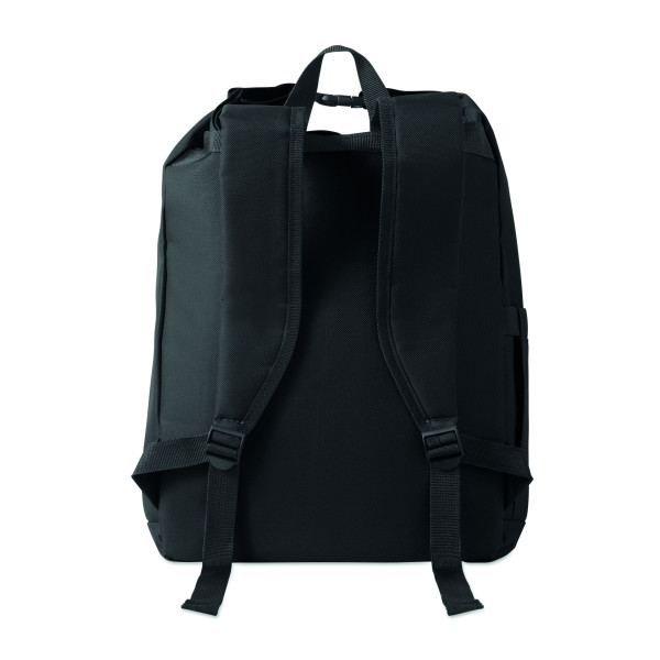 Sac à dos pour ordinateur portable 15 pouces en polyester 600D RPET avec doublure matelassée - BCM Goodies