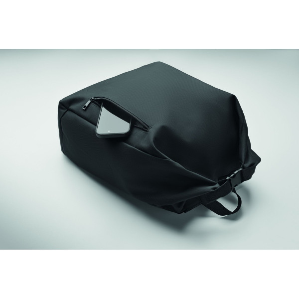 Sac à dos pour ordinateur portable 15 pouces en polyester 600D RPET avec doublure matelassée - BCM Goodies