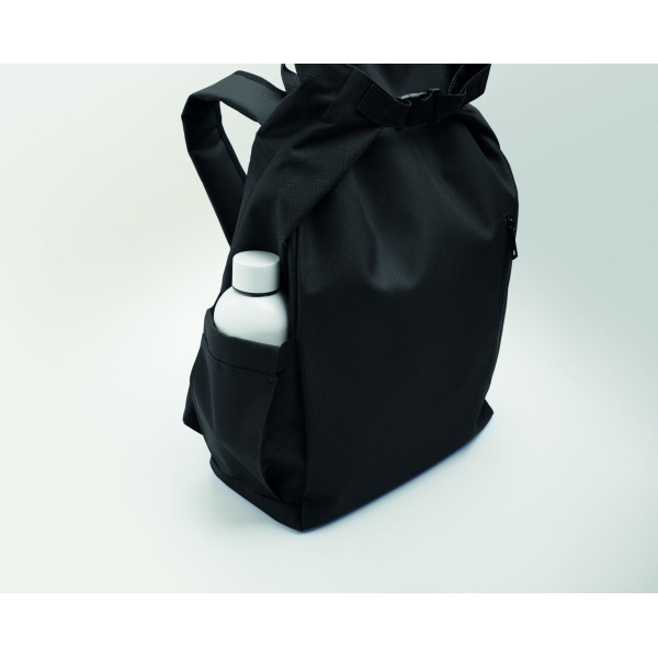 Sac à dos pour ordinateur portable 15 pouces en polyester 600D RPET avec doublure matelassée - BCM Goodies