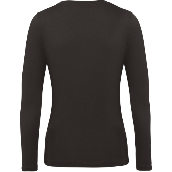 T-shirt bio femme manches longues personnalisable – Support textile communication entreprise
