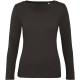 T-shirt bio femme manches longues personnalisable – Support textile communication entreprise