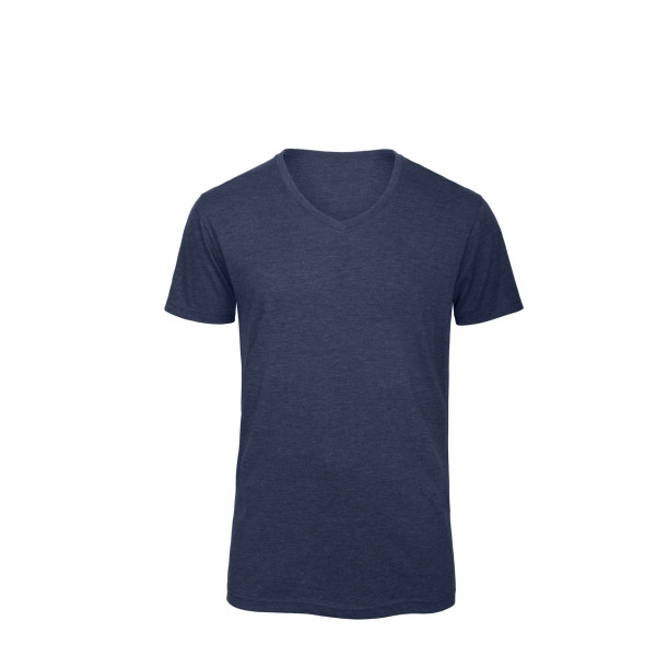 T-shirt Triblend col V Homme personnalisable – Vêtement sans étiquette pour communication d’entreprise – BCM Goodies
