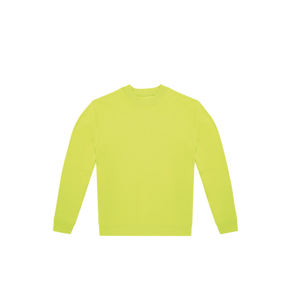 Sweat-shirt col rond ID.222 personnalisable – vêtement d’entreprise polyvalent en coton et polyester recyclé pour communication 