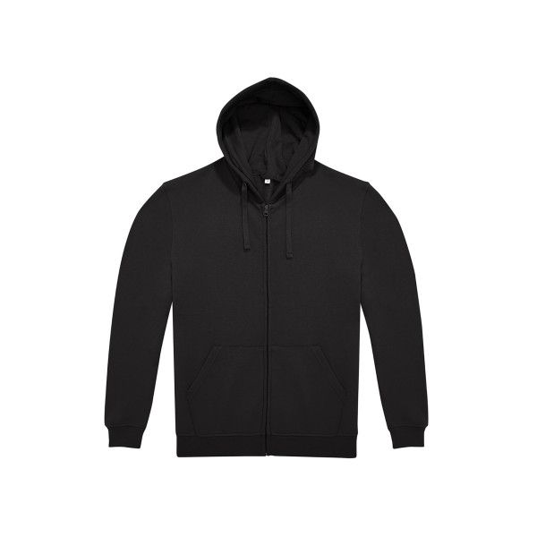 Sweat-shirt à capuche zippé ID.224 personnalisé 50/50 coton polyester – Textile entreprise et association