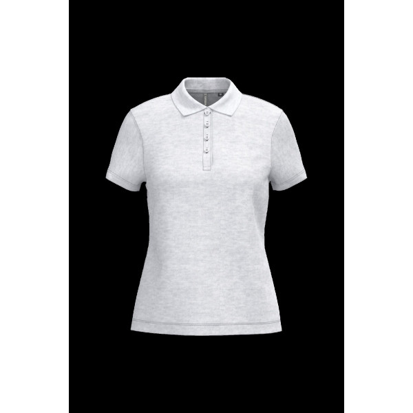 Polo piqué manches courtes femme personnalisable pour communication d’entreprise – BCM Goodies