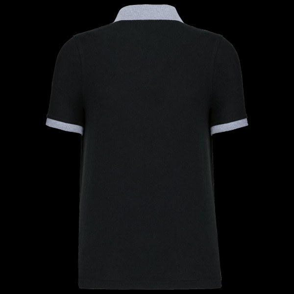 Polo piqué bicolore homme personnalisable pour entreprises – BCM Goodies
