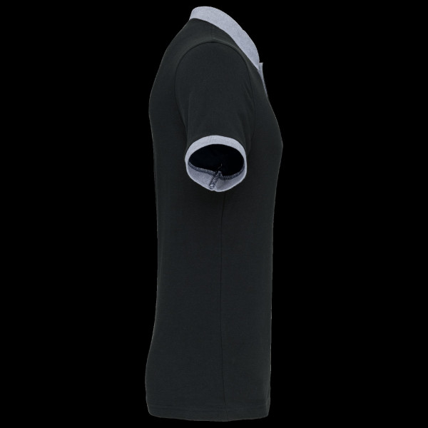 Polo piqué bicolore homme personnalisable pour entreprises – BCM Goodies