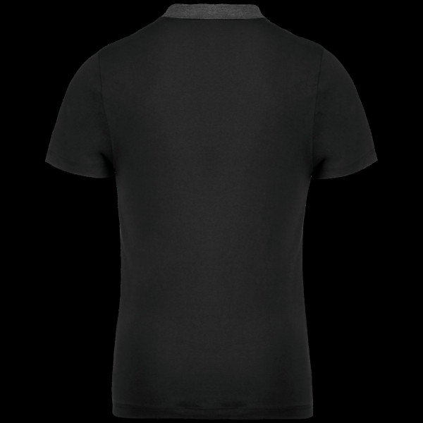Polo jersey bicolore homme personnalisable pour entreprises et événements professionnels – BCM Goodies