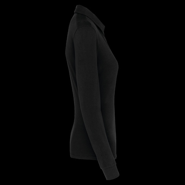 Polo jersey manches longues femme personnalisé pour entreprises – Communication B2B – BCM Goodies
