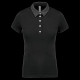 Polo jersey bicolore femme personnalisable pour entreprises et associations – Communication et image de marque