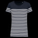 T-shirt marin col rond Bio femme personnalisable – Textile promotionnel B2B pour communication d’entreprise