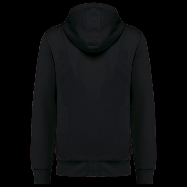 Sweat-shirt french terry écoresponsable zippé à capuche personnalisable unisexe – Vêtement d’entreprise pour communication et fi