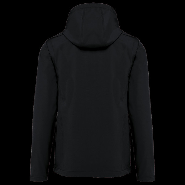 Veste Softshell 3 couches à capuche personnalisable unisexe – Vêtement promotionnel pour communication d’entreprise