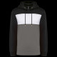 Sweat-shirt tricolore à capuche personnalisable unisexe – Vêtement d’entreprise pour communication et événements professionnels