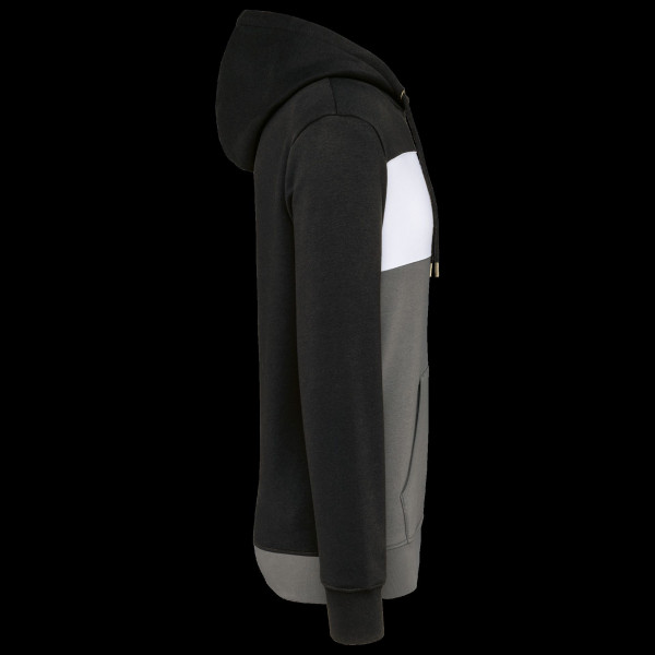 Sweat-shirt tricolore à capuche personnalisable unisexe – Vêtement d’entreprise pour communication et événements professionnels