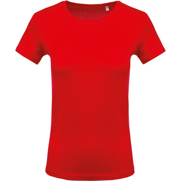 T-shirt col rond manches courtes femme personnalisable | Textile d’entreprise pour communication et accueil – BCM Goodies