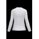T-shirt col V manches longues femme personnalisable pour entreprises – 100% coton – BCM Goodies