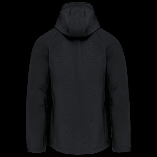 Veste softshell homme capuche amovible personnalisable pour communication d'entreprise – BCM Goodies