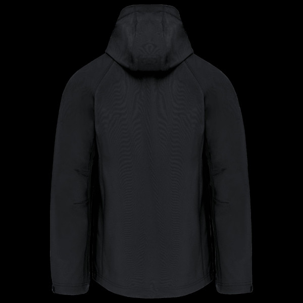 Veste softshell homme capuche amovible personnalisable pour communication d'entreprise – BCM Goodies