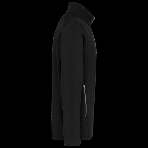 Veste Softshell 2 couches homme personnalisable – Textile d’entreprise pour événements et cadeaux collaborateurs