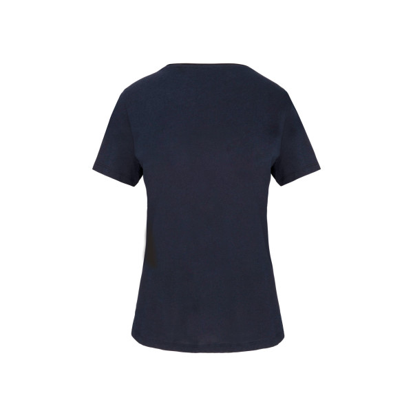 T-shirt Bio col à bords francs manches courtes femme personnalisable – 100% coton biologique pour entreprises et associations
