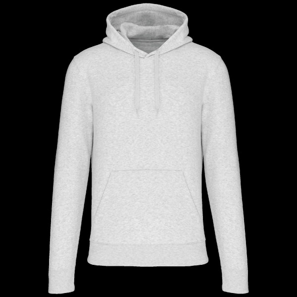 Sweat-shirt écoresponsable à capuche homme personnalisable – Textile promotionnel coton bio et polyester recyclé pour entreprise