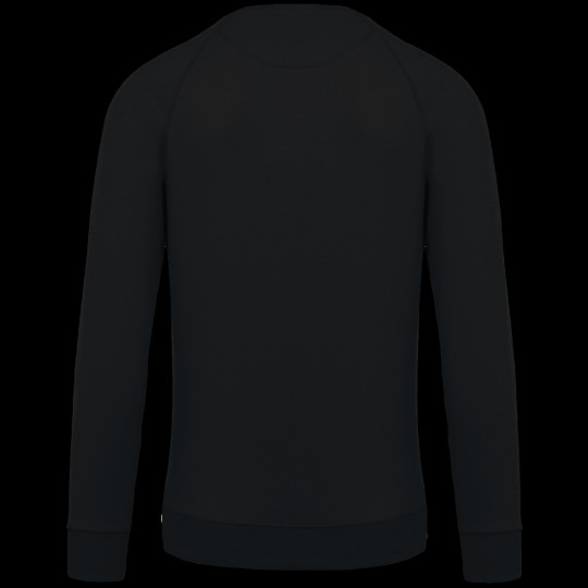 Sweat-shirt bio homme personnalisable col rond manches raglan pour entreprises | BCM Goodies
