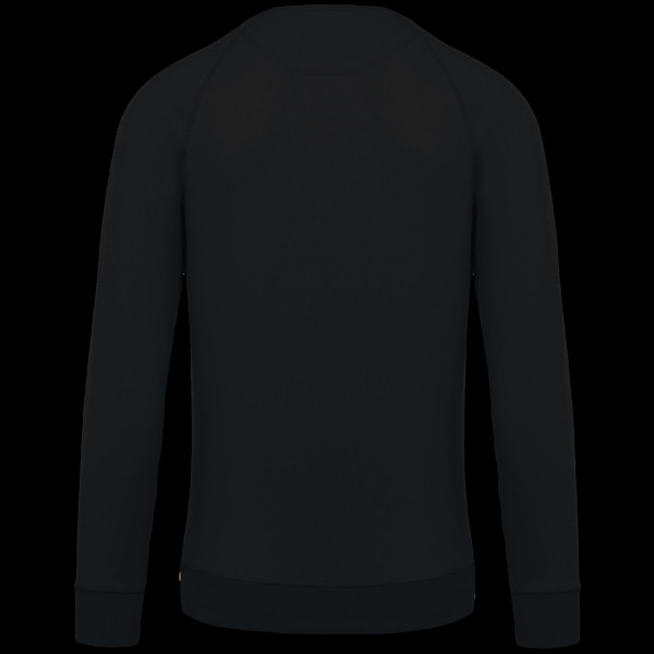 Sweat-shirt bio homme personnalisable col rond manches raglan pour entreprises | BCM Goodies