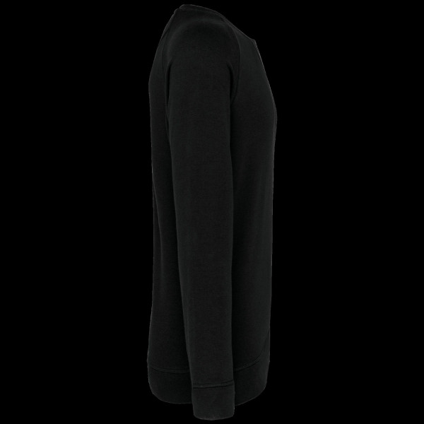 Sweat-shirt bio homme personnalisable col rond manches raglan pour entreprises | BCM Goodies