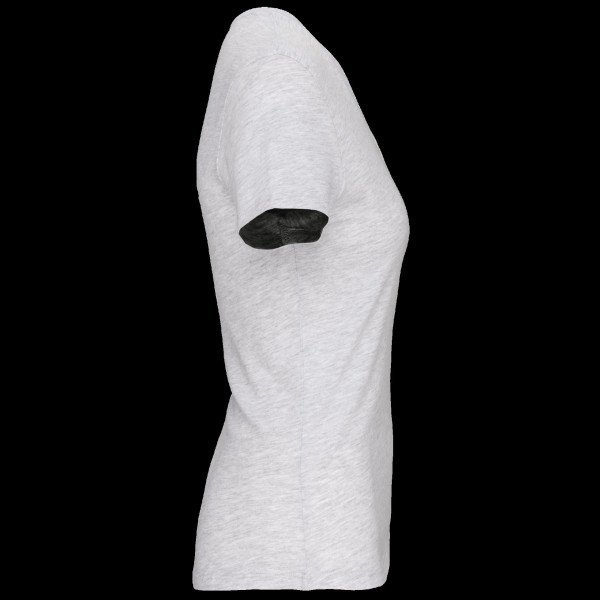 T-shirt BIO150 IC col V femme personnalisé en coton biologique pour communication d'entreprise – BCM Goodies