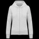 Sweat-shirt écoresponsable zippé à capuche femme personnalisable – 85% coton bio, 15% polyester recyclé | BCM Goodies