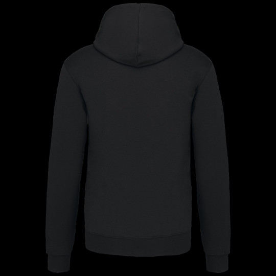 Sweat-shirt à capuche contrastée homme personnalisé – Support textile pour communication d’entreprise