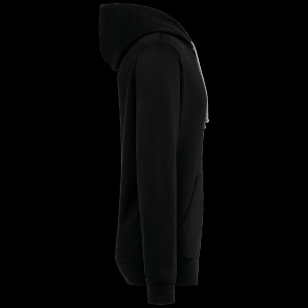 Sweat-shirt à capuche contrastée personnalisable unisexe pour entreprises - Communication textile BCM Goodies