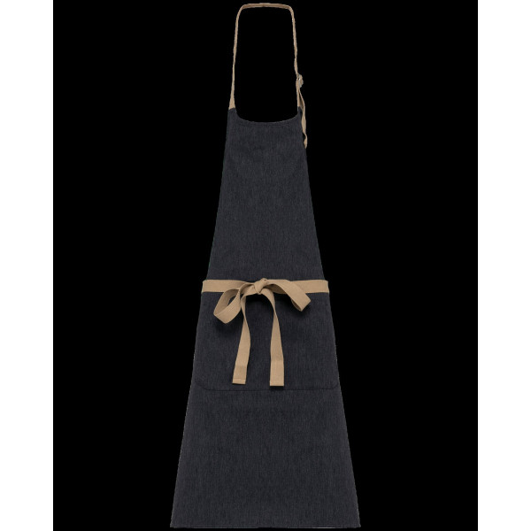 Tablier écoresponsable unisexe personnalisable pour entreprises – Coton et polyester recyclés – BCM Goodies