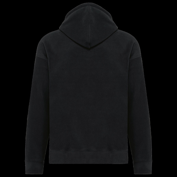 Sweat-shirt à capuche oversize en micropolaire recyclée personnalisable pour entreprises et associations