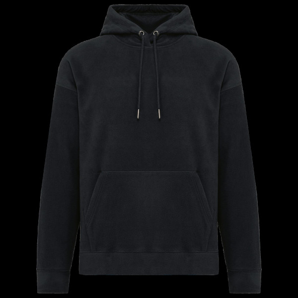 Sweat-shirt à capuche oversize en micropolaire recyclée personnalisable pour entreprises et associations