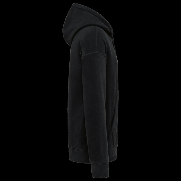 Sweat-shirt à capuche oversize en micropolaire recyclée personnalisable pour entreprises et associations