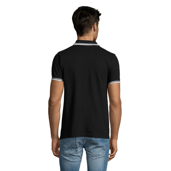 Polo homme en coton peigné Ringspun SOL'S PASADENA MEN - BCM Goodies