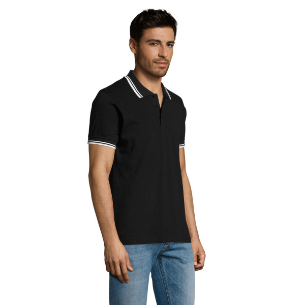 Polo homme en coton peigné Ringspun SOL'S PASADENA MEN - BCM Goodies