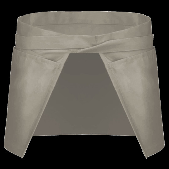 Tablier polycoton court personnalisé avec poches – Accessoire de communication B2B pour événements et accueil collaborateurs | B