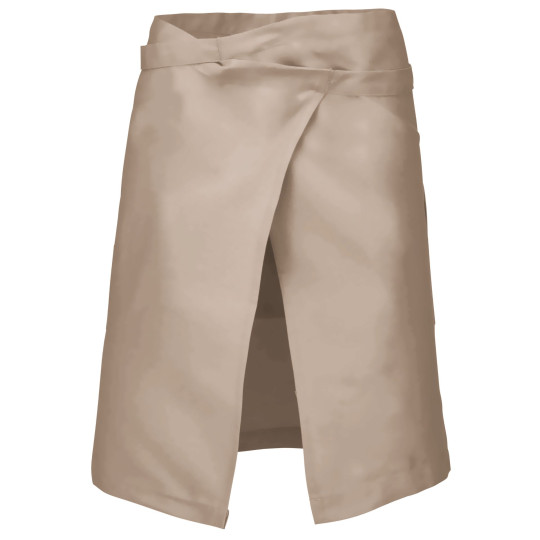Tablier polycoton mi-long personnalisable B2B – 2 poches, version denim disponible – BCM Goodies