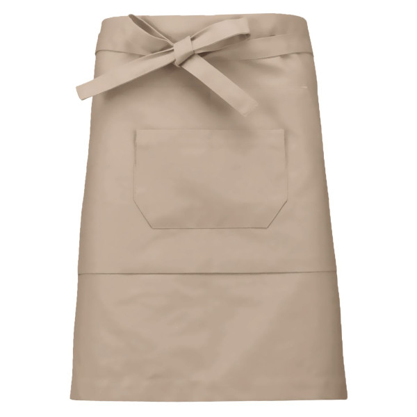 Tablier polycoton mi-long personnalisable B2B – 2 poches, version denim disponible – BCM Goodies