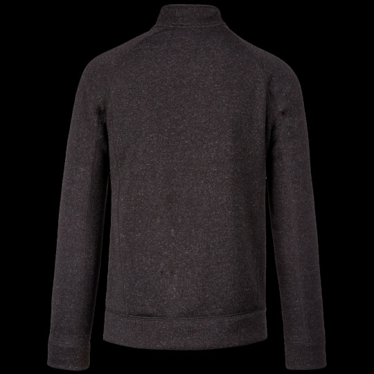 Veste zippée chinée homme personnalisable | Textile d’entreprise pour communication et onboarding – BCM Goodies