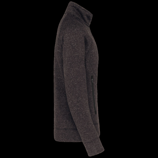 Veste zippée chinée homme personnalisable | Textile d’entreprise pour communication et onboarding – BCM Goodies
