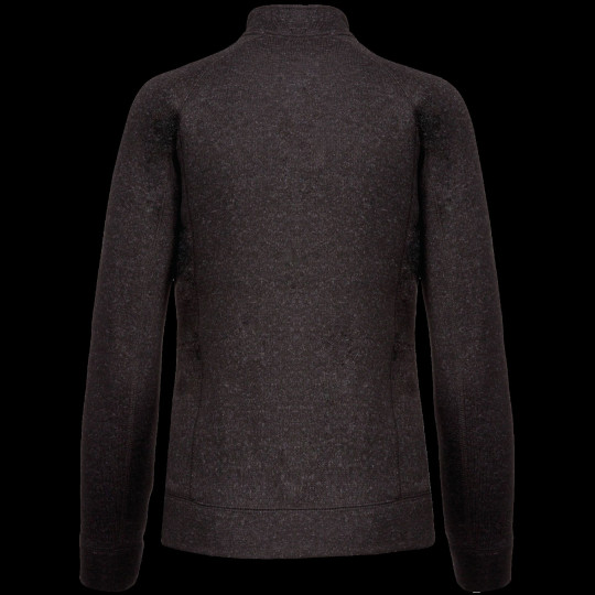 Veste zippée chinée femme personnalisable pour communication d’entreprise – BCM Goodies