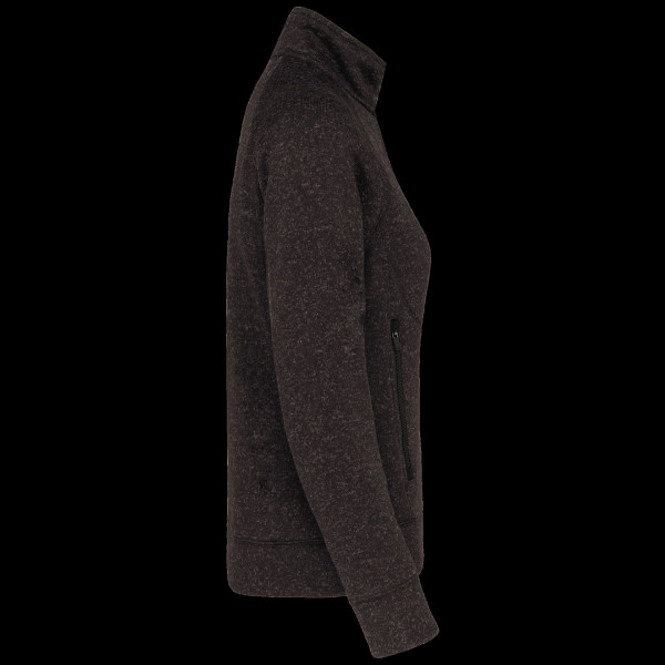 Veste zippée chinée femme personnalisable pour communication d’entreprise – BCM Goodies